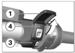 Emergency call in the event of a light fall